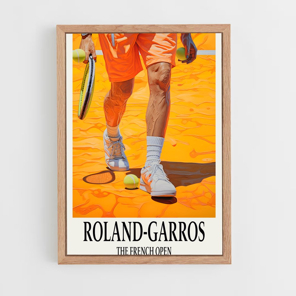 Poster Roland de garros – affiche Tennis (vue 4)